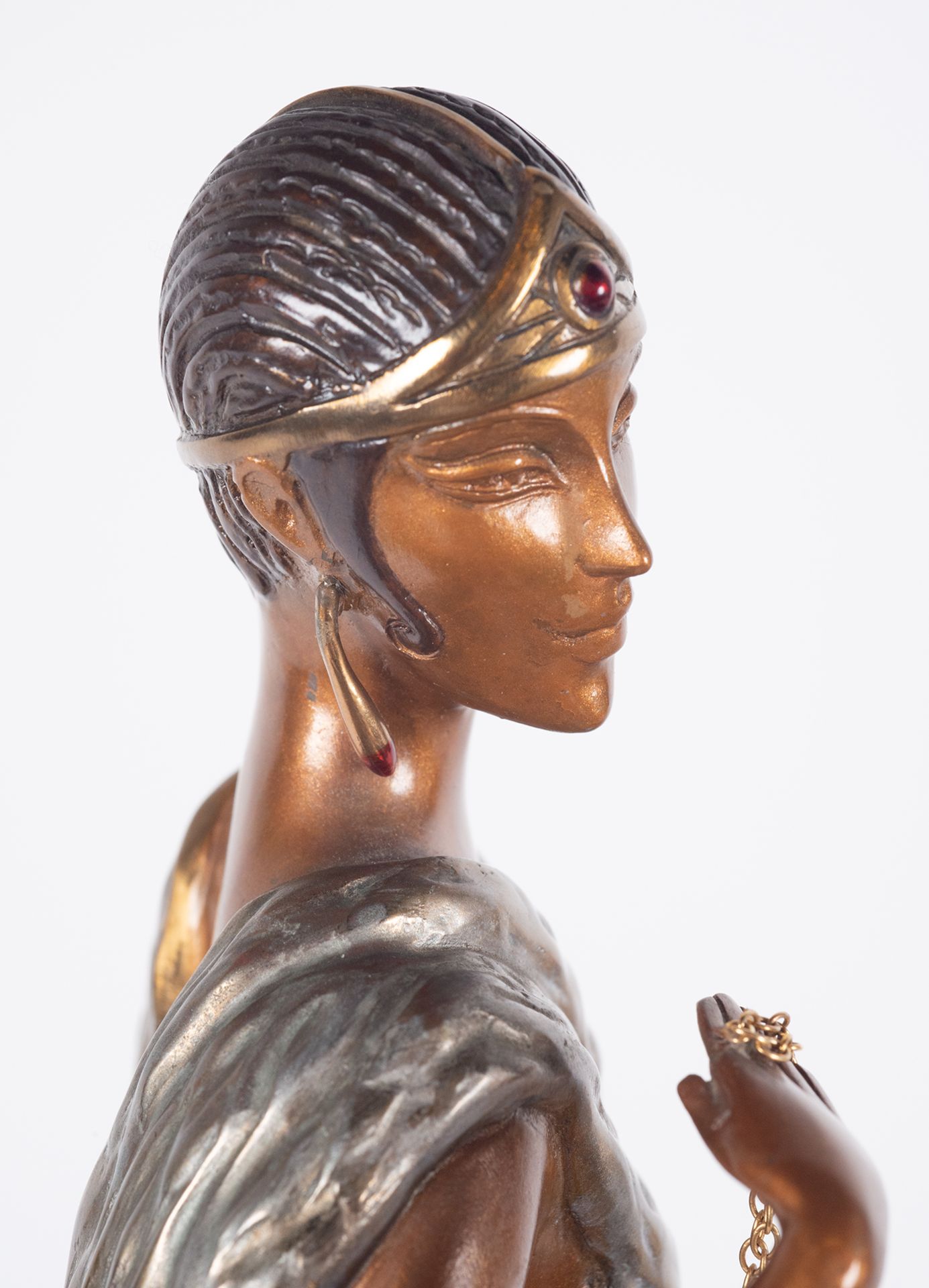 "Je l'Aime", important Art Deco Lady figure, Romain de Tirtoff, called "ERTE", edition 44/500 - Bild 8 aus 8