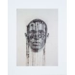 "WHO?", Unnumbered lithograph on tracing paper from the "Rubí" series, Impressió Grifoll