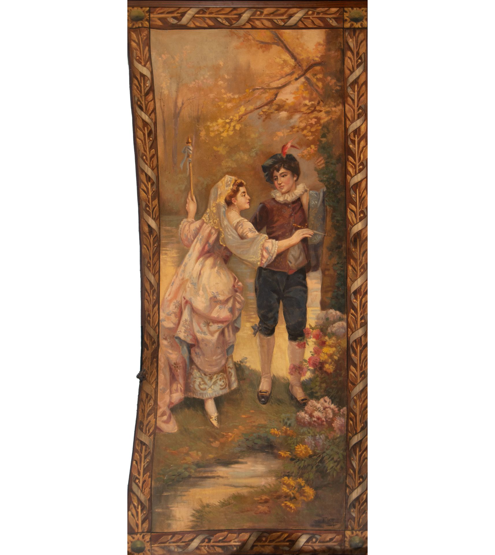 Couple of Lovers, Spanish school from the beginning of the 20th century
