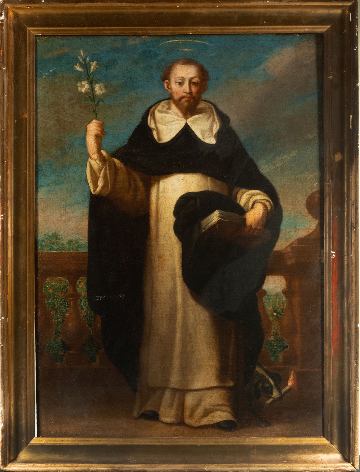 Saint Dominic de Guzmán, Italian school of the 18th century