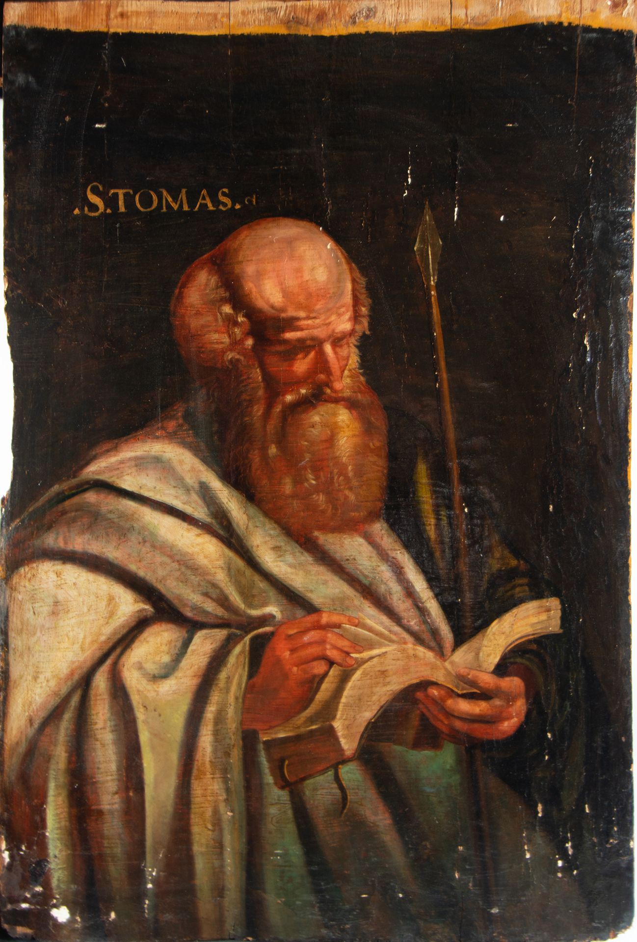 Saint Thomas, Spanish school of the 16th - 17th century, around Luis Tristán (Toledo, h. 1585-ibidem