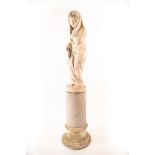 Marble figure of a Samaritan, France, 19th century