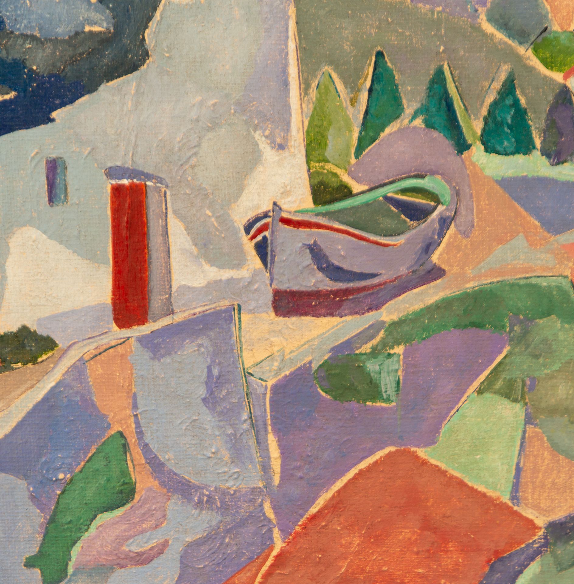 Abstract Landscape, Spanish school of the 20th century, Daniel Vázquez Díaz (Aldea de Río Tinto, 188 - Bild 4 aus 6