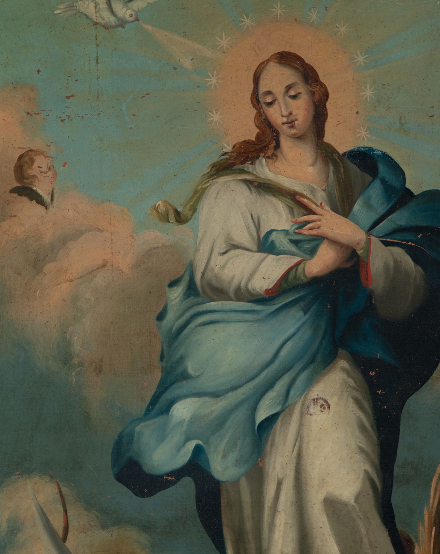 Immaculate Virgin, 18th century Italian school - Image 3 of 4