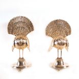 Pair of Colonial Censers in Silver, Viceroyalty of Peru, 18th century colonial school