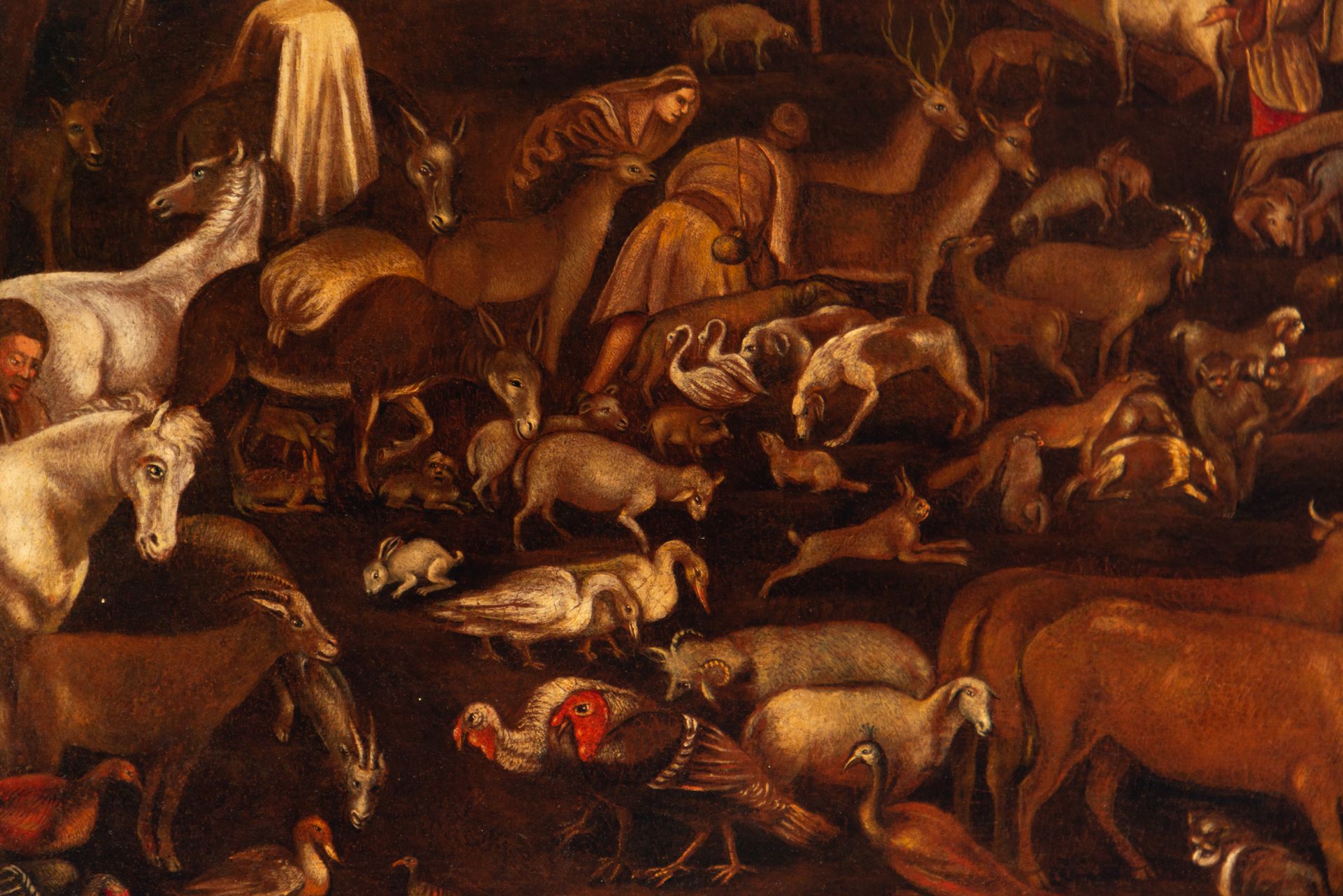 Noah's Ark, 17th century Italian school, circle of the Bassano Brothers, Giovanni Battista (1553-161 - Bild 4 aus 6