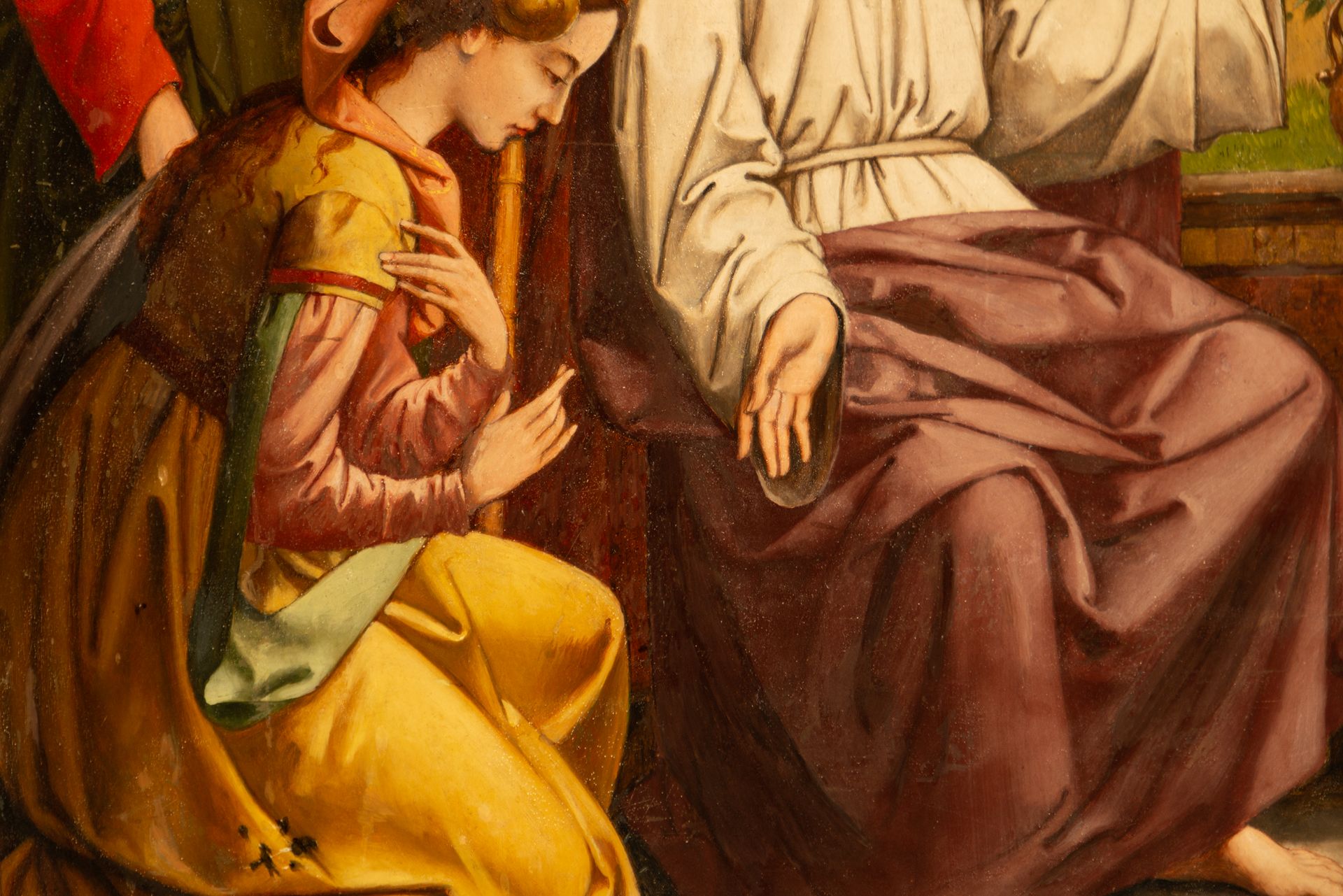 Christ and the Samaritan, 19th century Italian school - Image 6 of 8