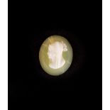 Cameo in Onyx representing Lady Patricia, Roman Workshops, 19th century