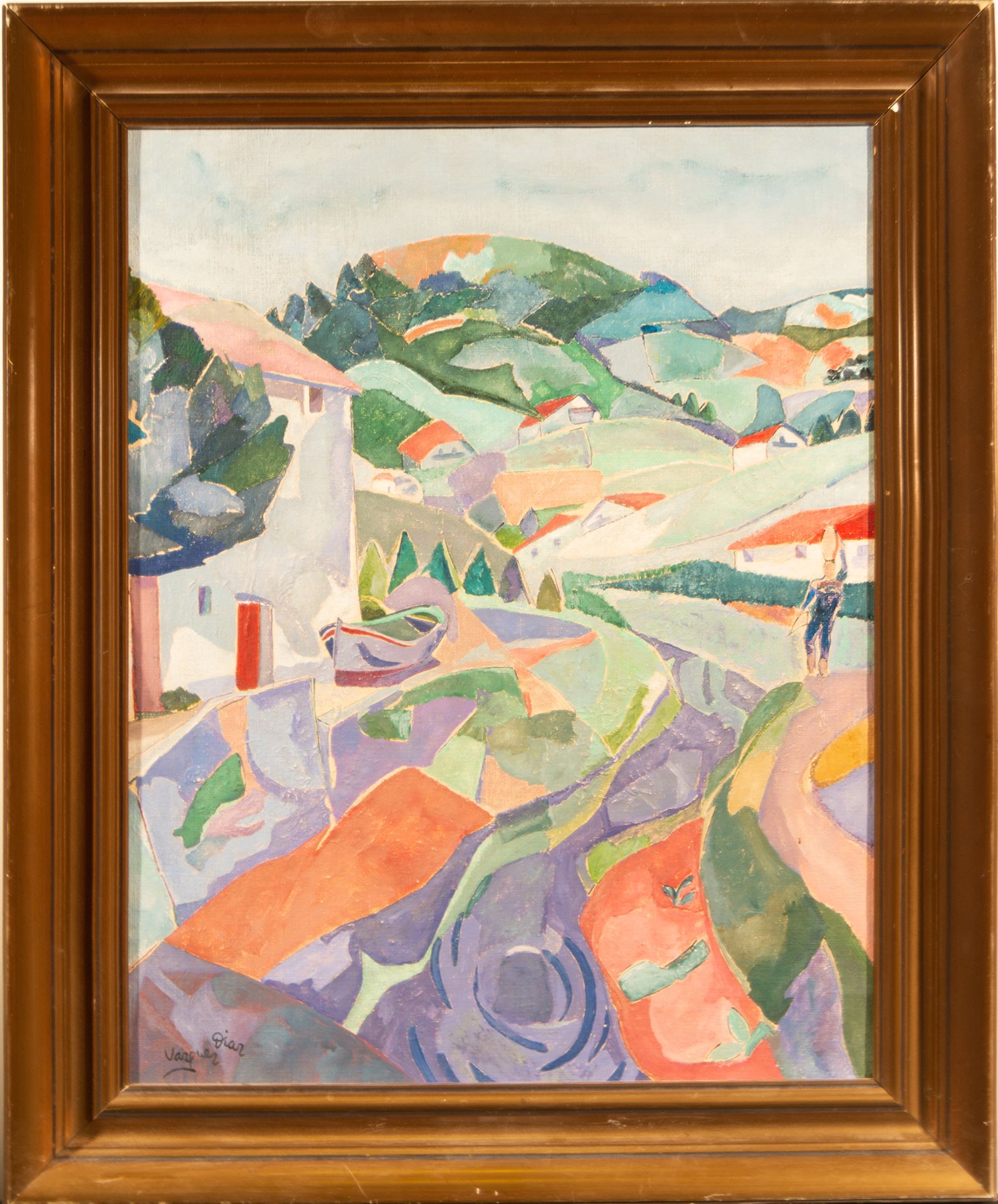 Abstract Landscape, Spanish school of the 20th century, Daniel Vázquez Díaz (Aldea de Río Tinto, 188