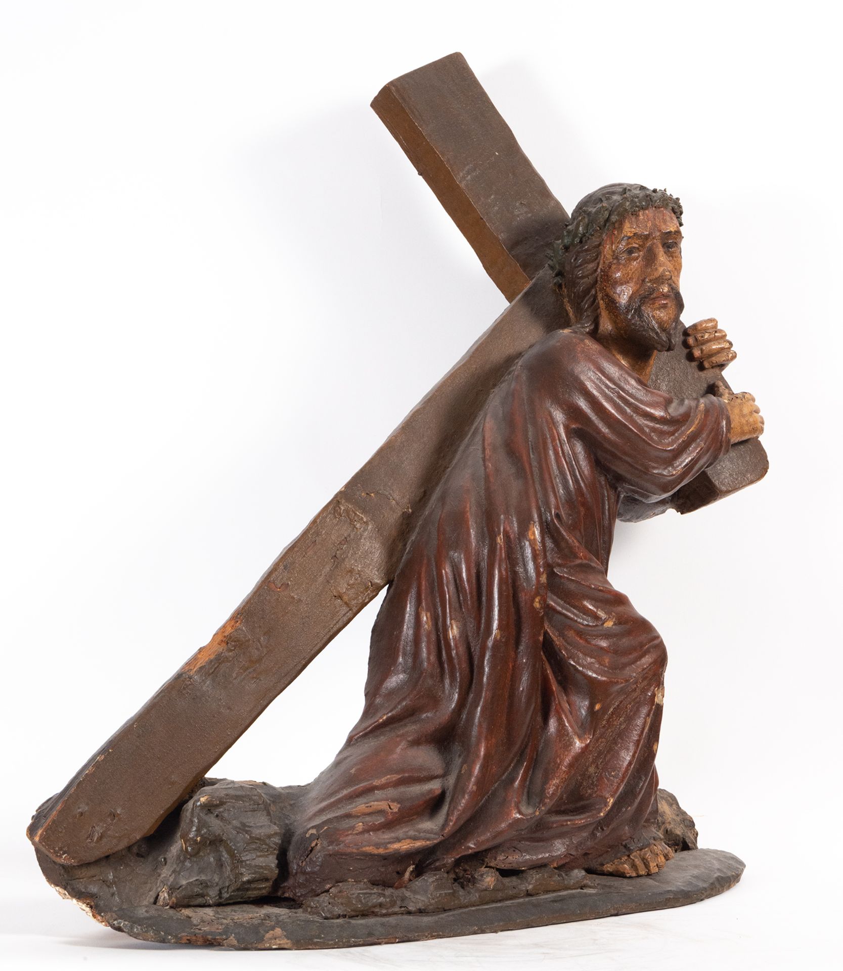 Christ the Nazarene, colonial work of the 17th - 18th century - Image 3 of 5