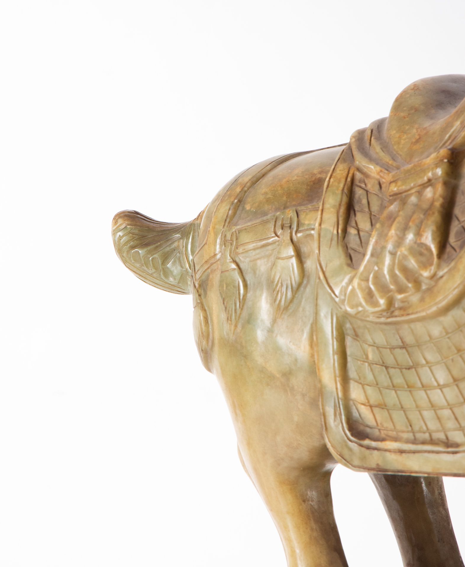 Important Chinese Horse in Jade, XIX - XX centuries - Image 6 of 10