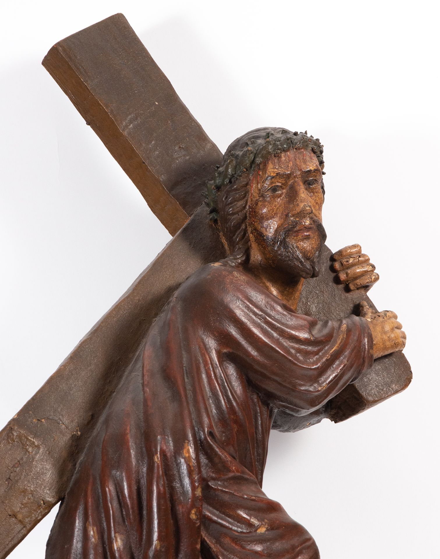 Christ the Nazarene, colonial work of the 17th - 18th century - Image 4 of 5