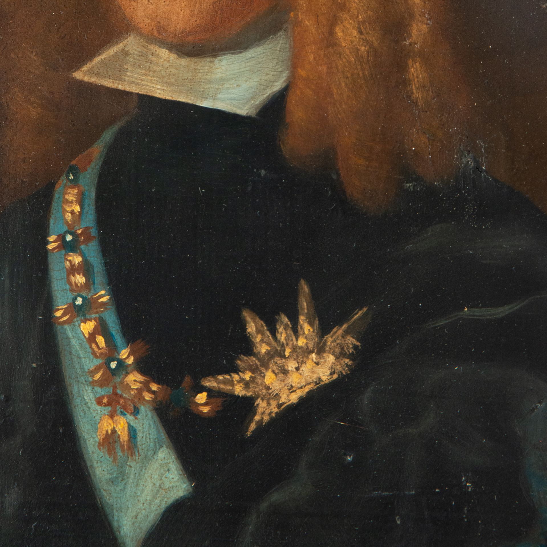 Portrait of King Phillip V as a Kid, Spanish school of the XIX - XX - Image 3 of 4