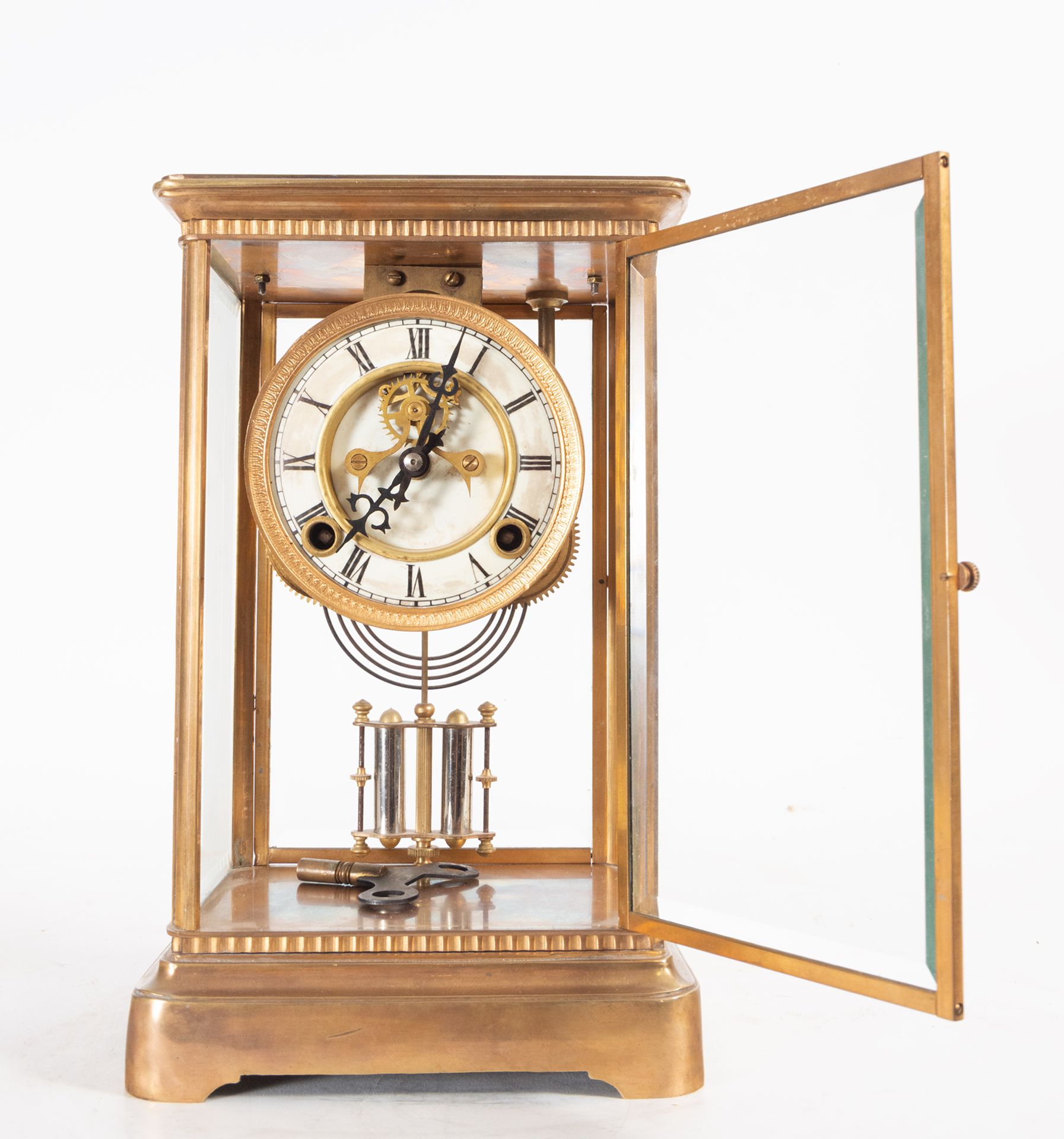 Tabletop Clock with Mercury pendulum, France, 19th century - Image 2 of 5