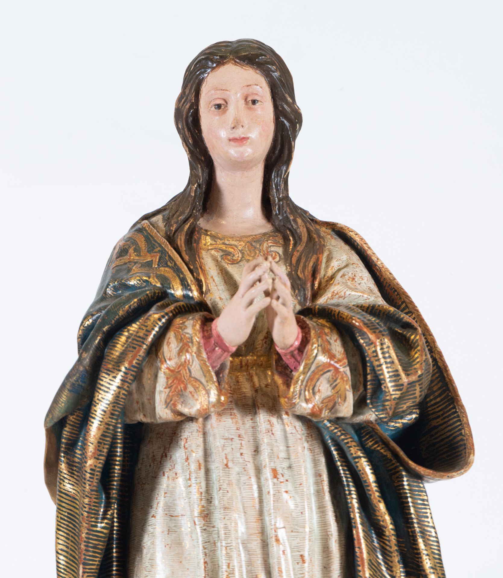 Important Immaculate Virgin, 17th century - Image 2 of 4