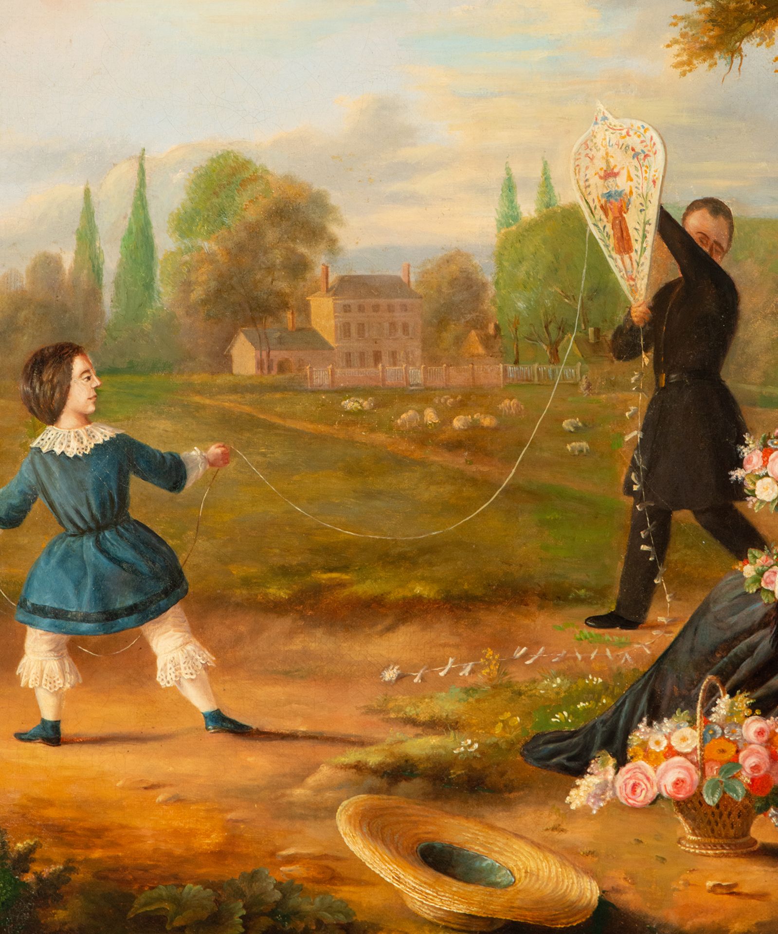 The Game of the Kite, European school of the 19th century - Image 4 of 5