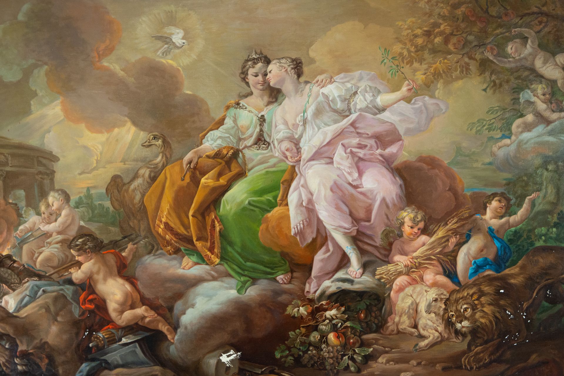 The Triumph of Mars and Ceres, 19th century Italian school