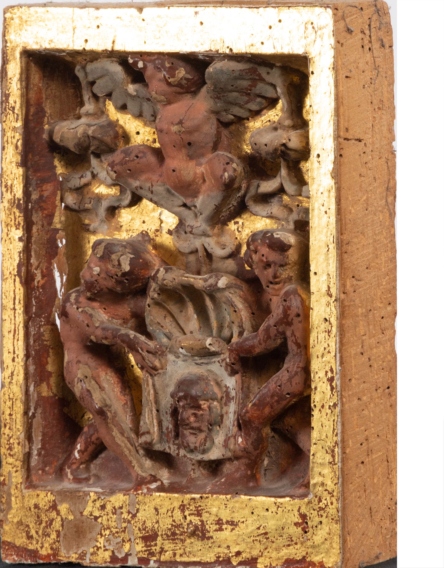 Pair of Plateresque Altar Frontals depicting Souls in Purgatory, 16th century - Image 6 of 6