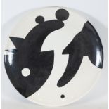 Picassian-style plate, 20th century