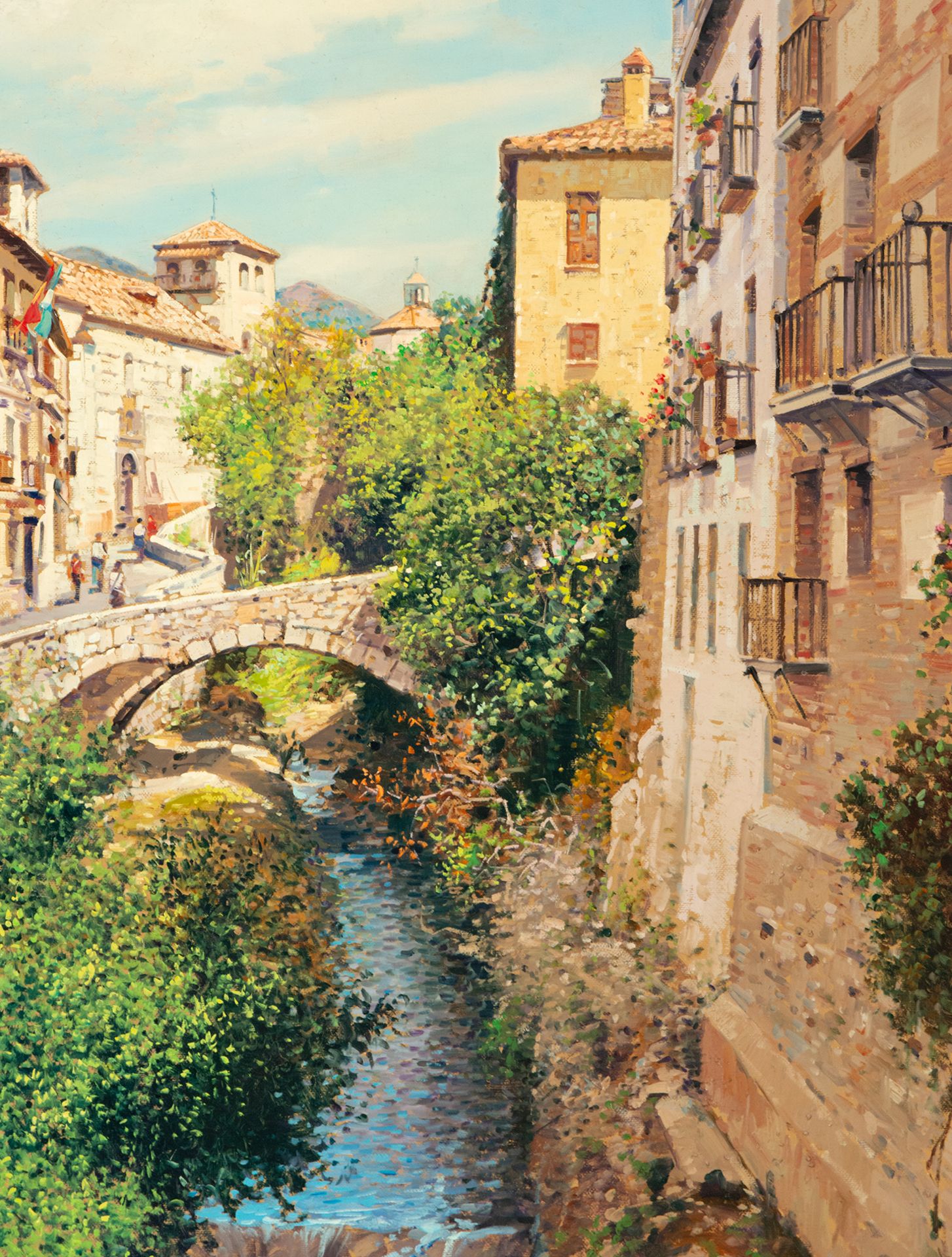 Granada Bridge, 19th century Spanish school