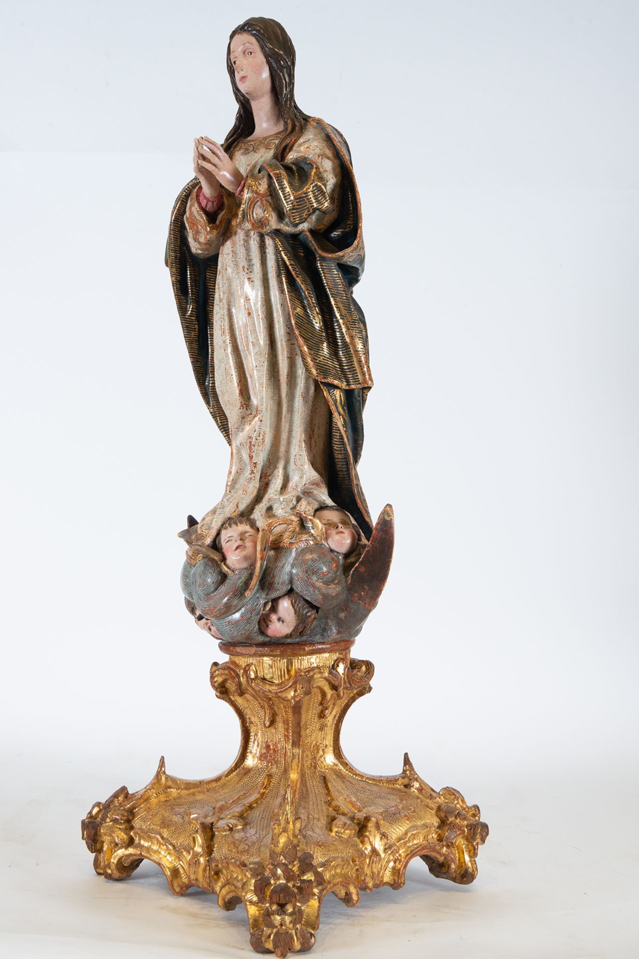 Important Immaculate Virgin, 17th century - Image 3 of 4