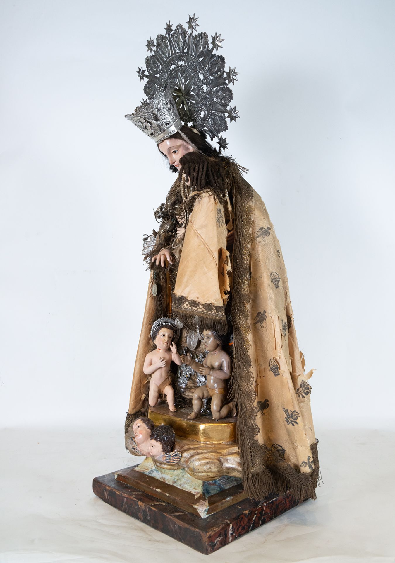 Exceptional Virgin of the Forsaken or "Geperudeta", Valencian school of the 18th century - Image 5 of 7