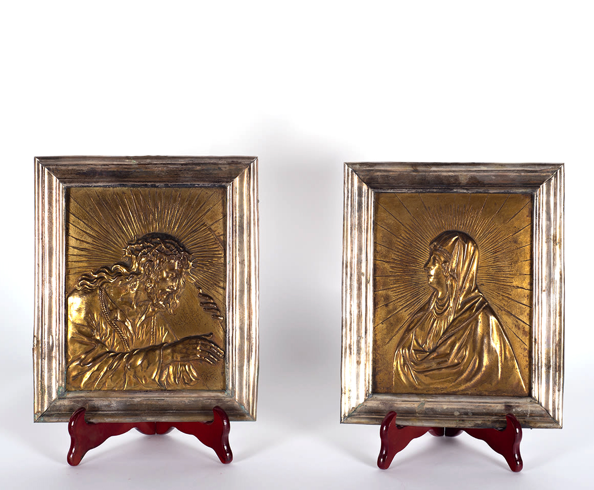 "Ecce Homo and Dolorosa", an important pair of Italian or Flemish Renaissance Bronzes from the late 