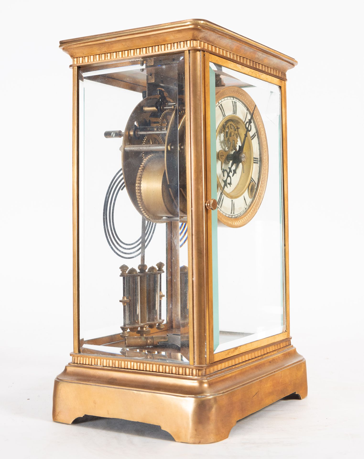 Tabletop Clock with Mercury pendulum, France, 19th century - Image 4 of 5