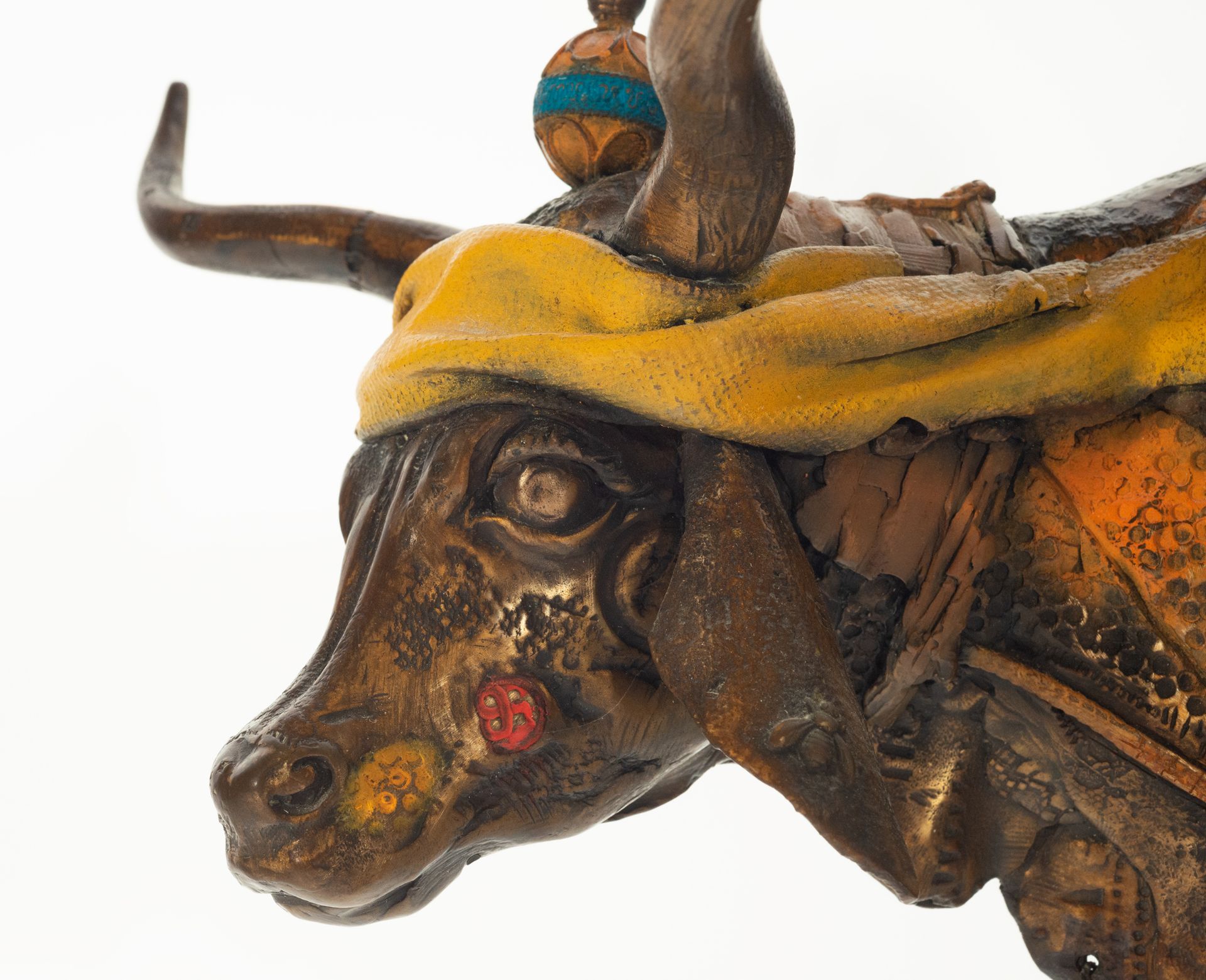 "Matilda", Nano L—pez (Bogot‡, Colombia on October 31, 1955) Polychrome Bronze Sculpture, Colombian  - Image 5 of 12