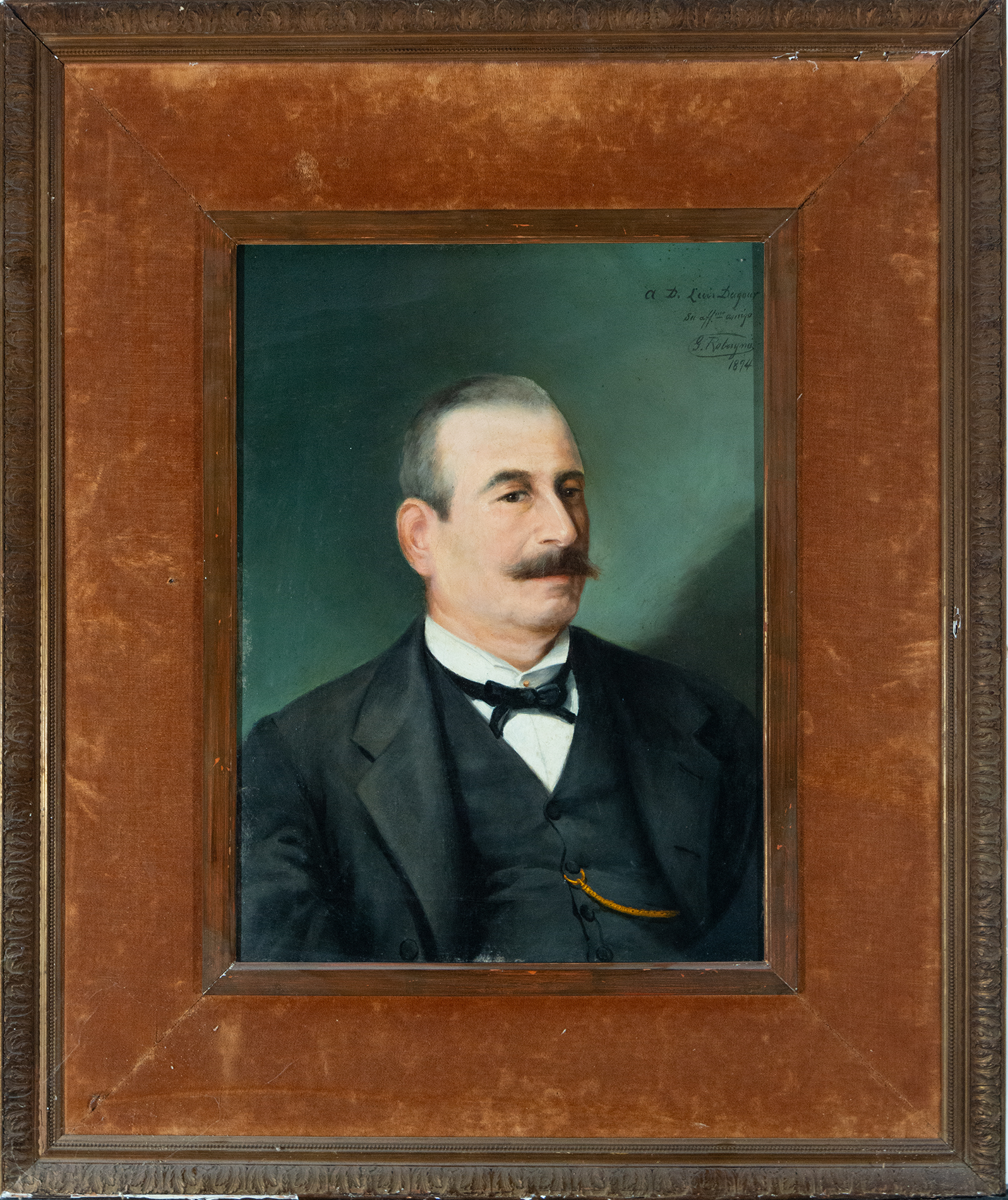 Portrait of Don Luis Regour, 19th century Spanish school