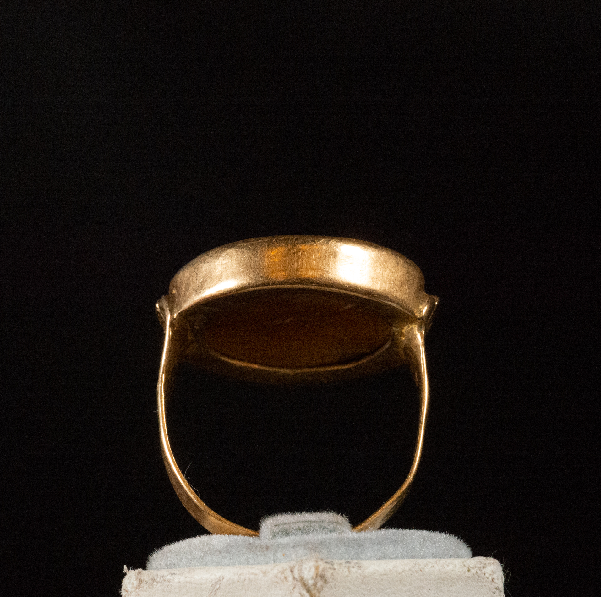 "Fidetium", Roman intaglio mounted in 18K gold - Image 3 of 5