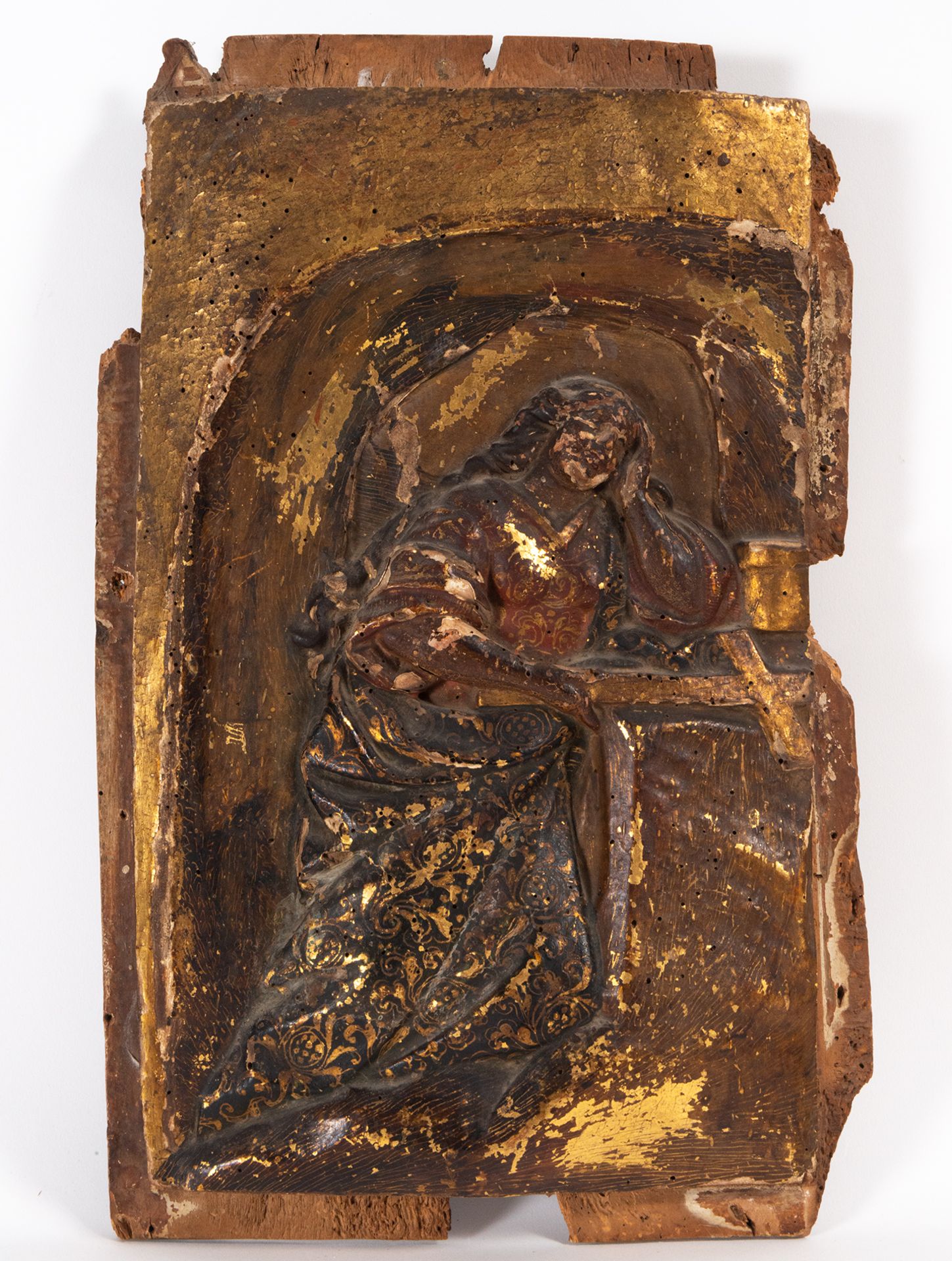 Altar element with relief of Penitent Magdalena, 16th century