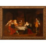 The Banquet, Rafael CortŽs, following models of the Flemish Baroque, 19th - 20th centuries