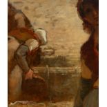 The Fisherwomen, signed Feyen Perrin, 19th century French school