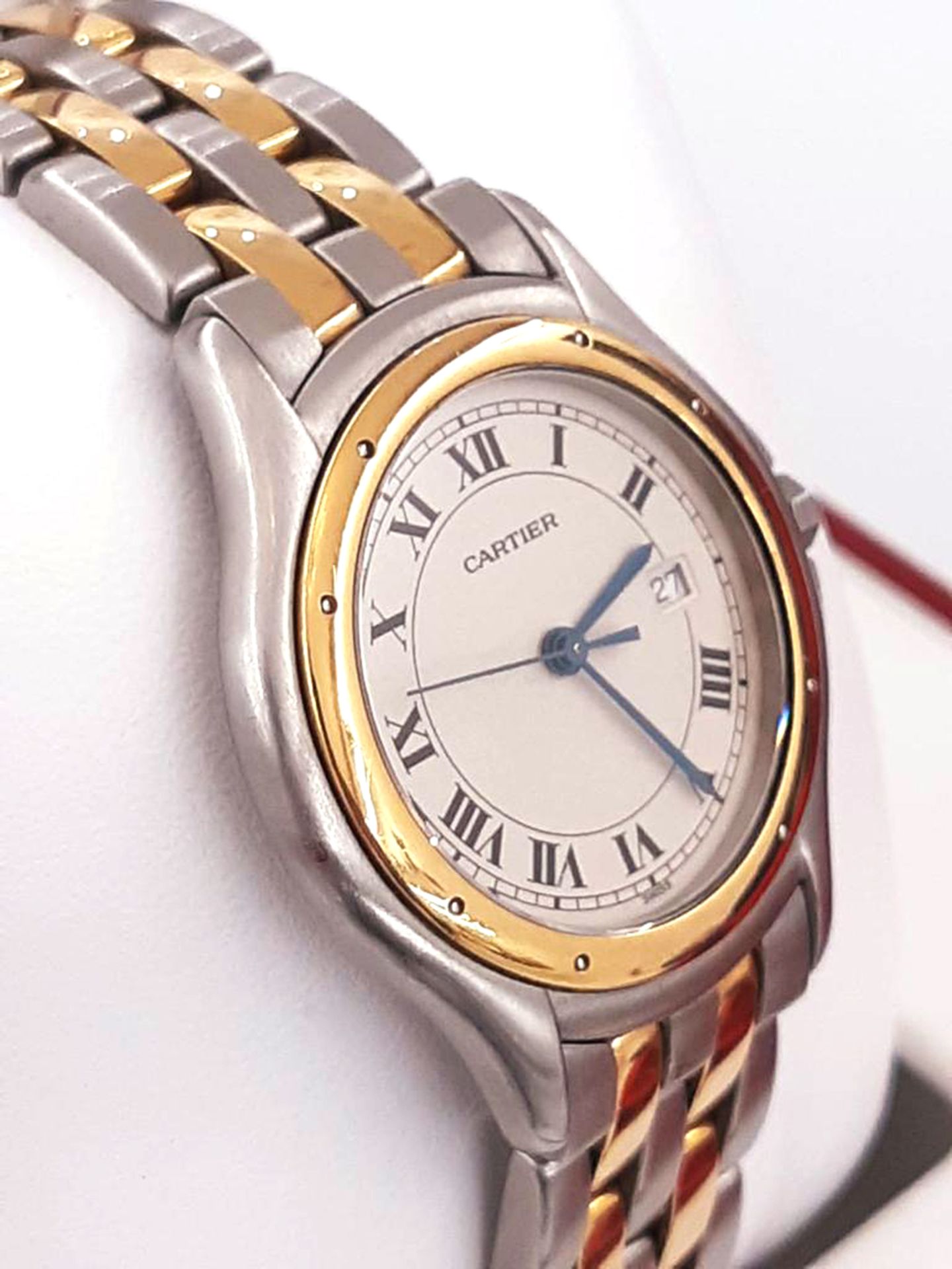 CARTIER COUGAR WATCH IN STEEL AND GOLD 33mm - Image 5 of 6