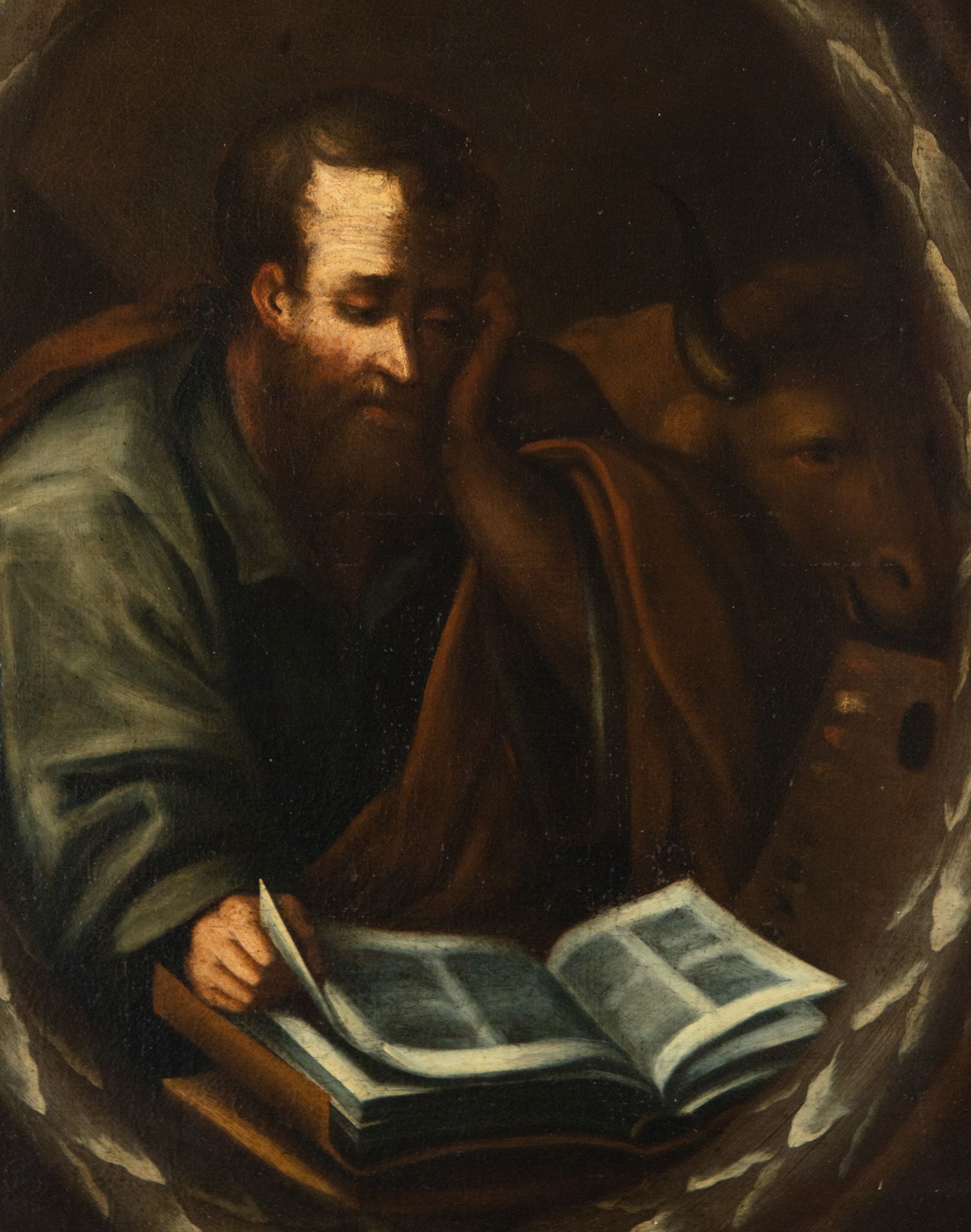 Saint Luke the Evangelist, Toledo school from the 17th century - Image 2 of 6