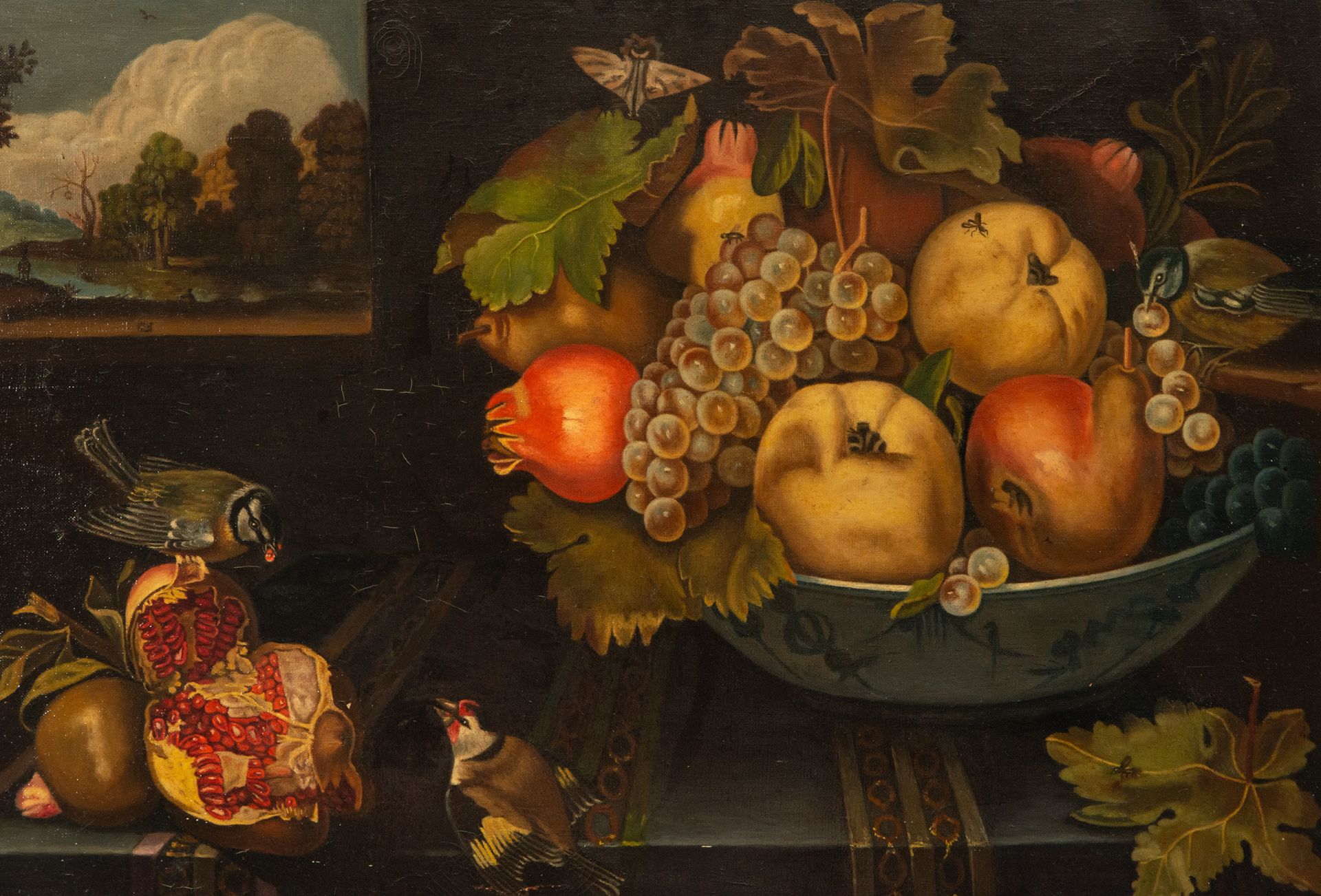 Fruit still life, Italian school of the 19th century