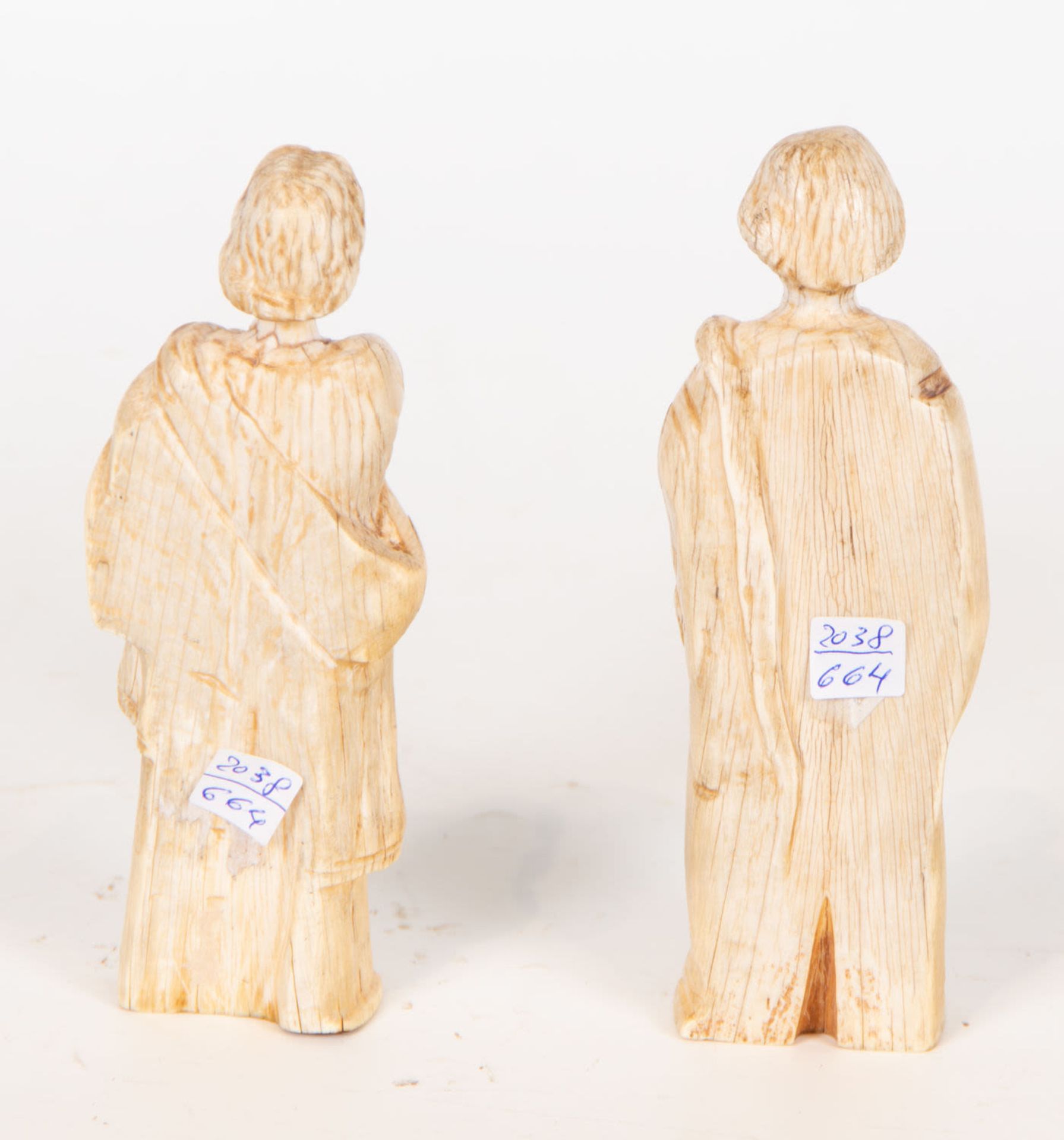 Saint Peter and Saint Paul in Ivory, Central European School, 17th century - Image 8 of 8