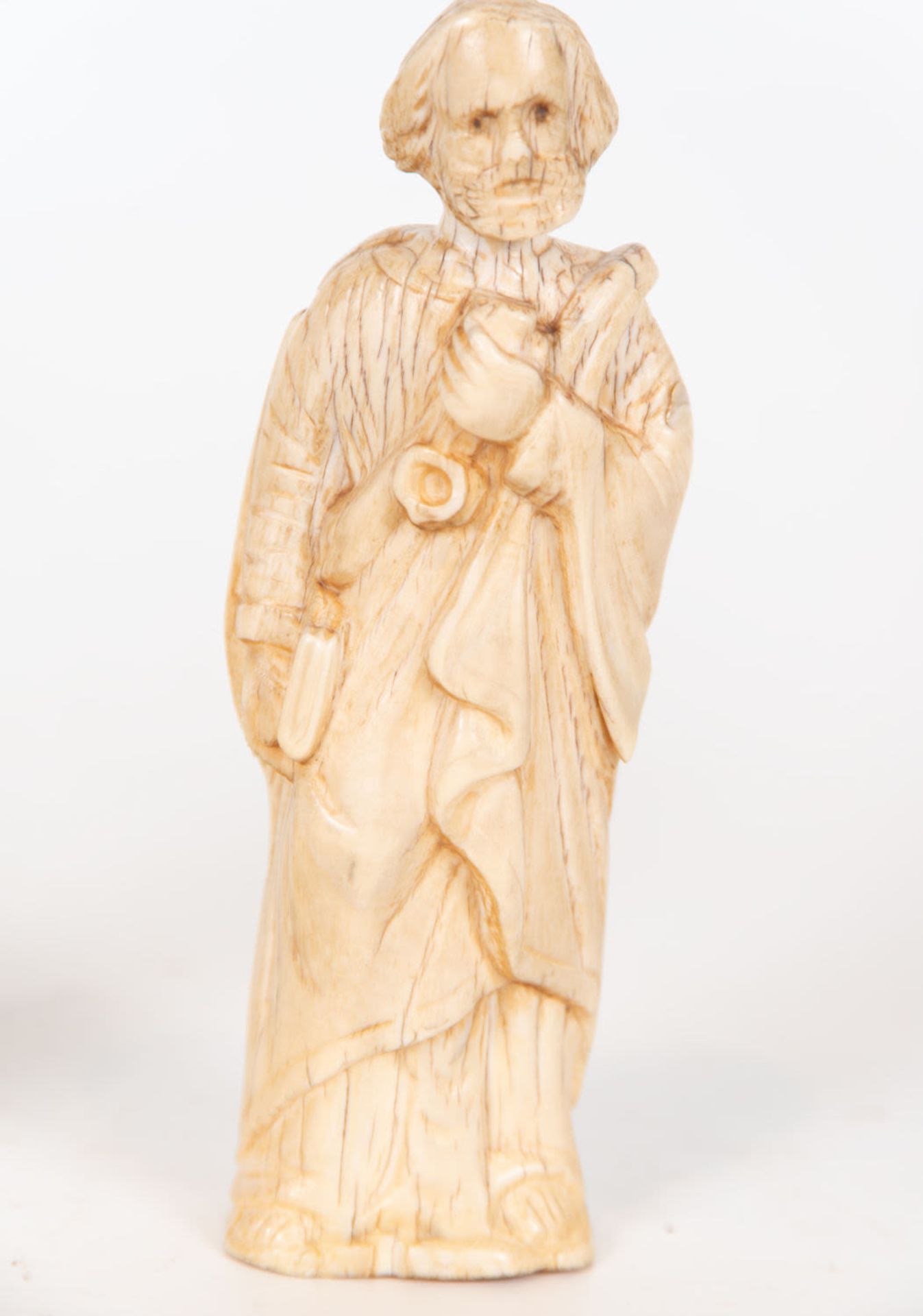 Saint Peter and Saint Paul in Ivory, Central European School, 17th century - Image 6 of 8