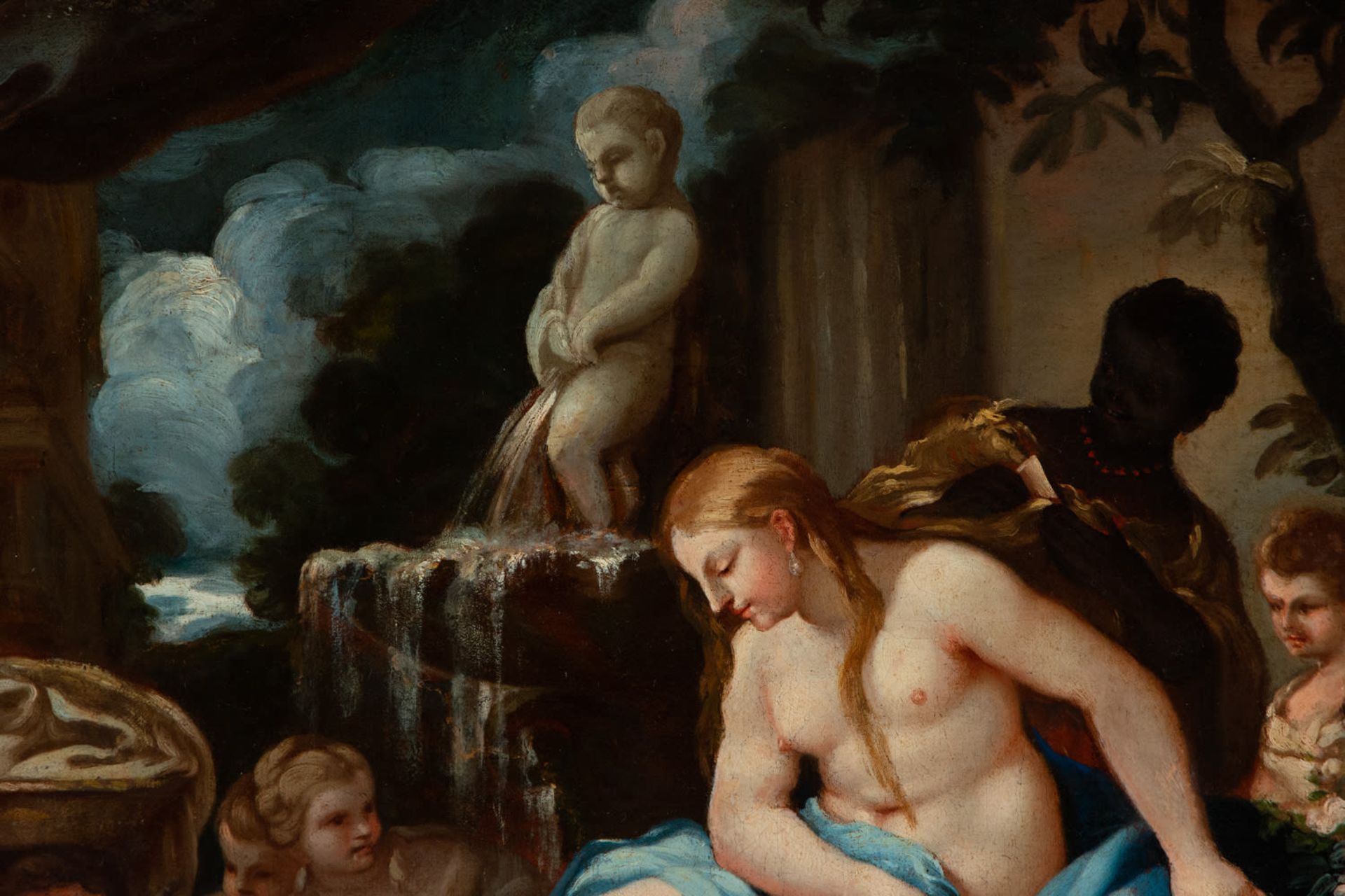The Bath of Venus, Attributed to Luca Giordano, 17th century Italian school - Image 5 of 7