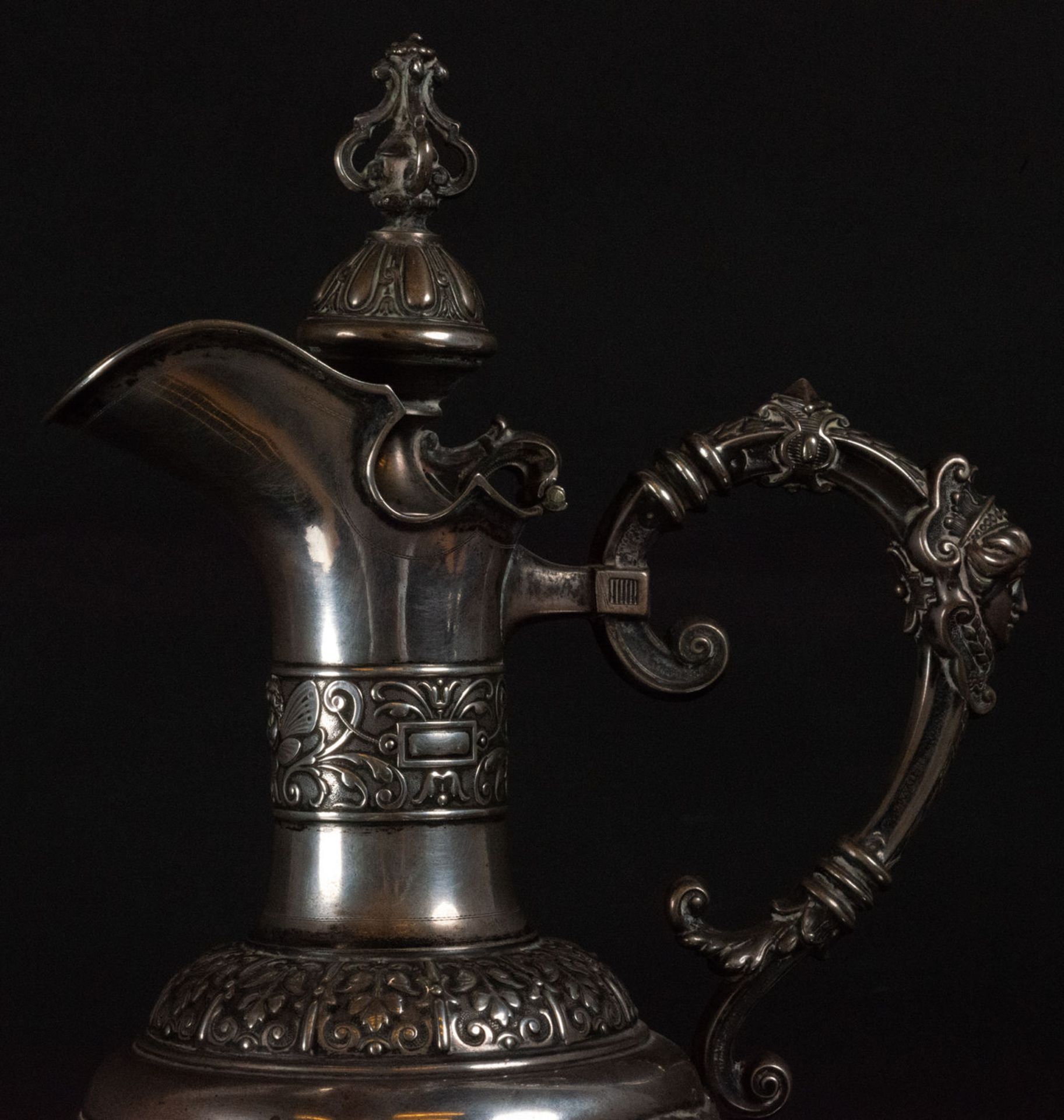 Italian Wine Jug in 800 silver, early 20th century - Image 3 of 10