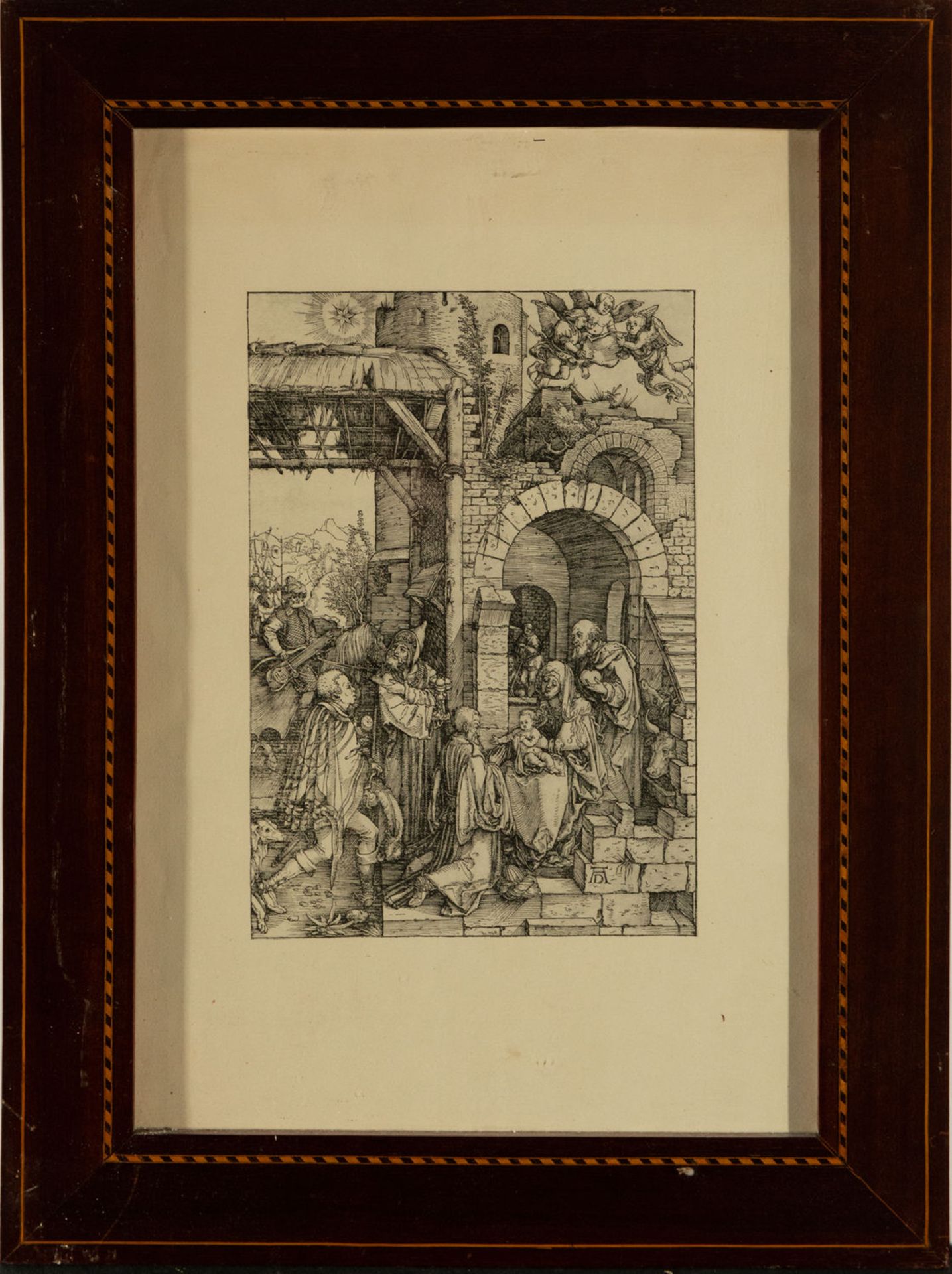 "The Marriage of Mary" and "Adoration of the Kings", Pair of Engravings after plates by Albrecht DŸr - Bild 3 aus 8