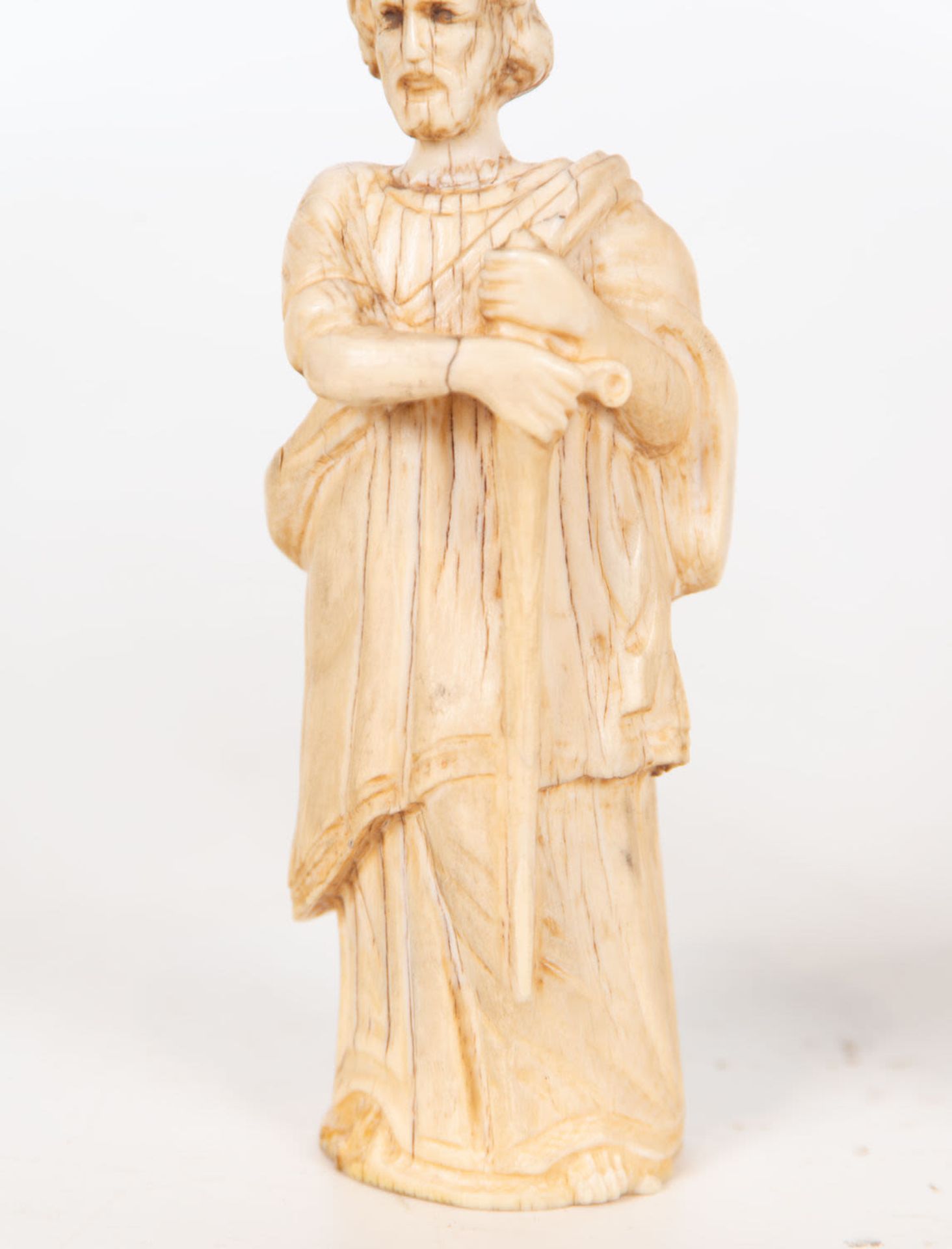 Saint Peter and Saint Paul in Ivory, Central European School, 17th century - Image 7 of 8