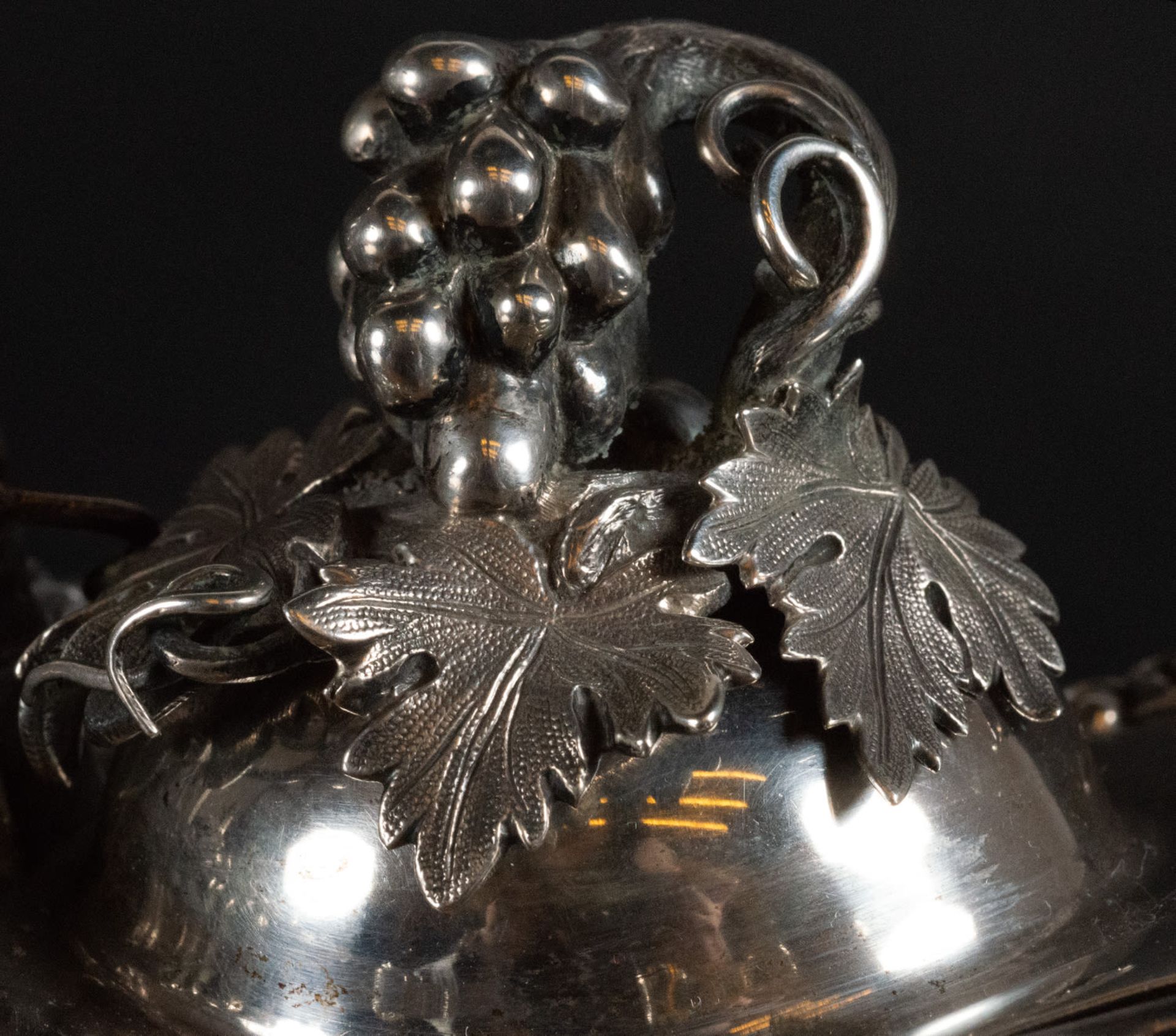 Wine Jug in Solid Portuguese Silver 925, 19th century - Image 4 of 7