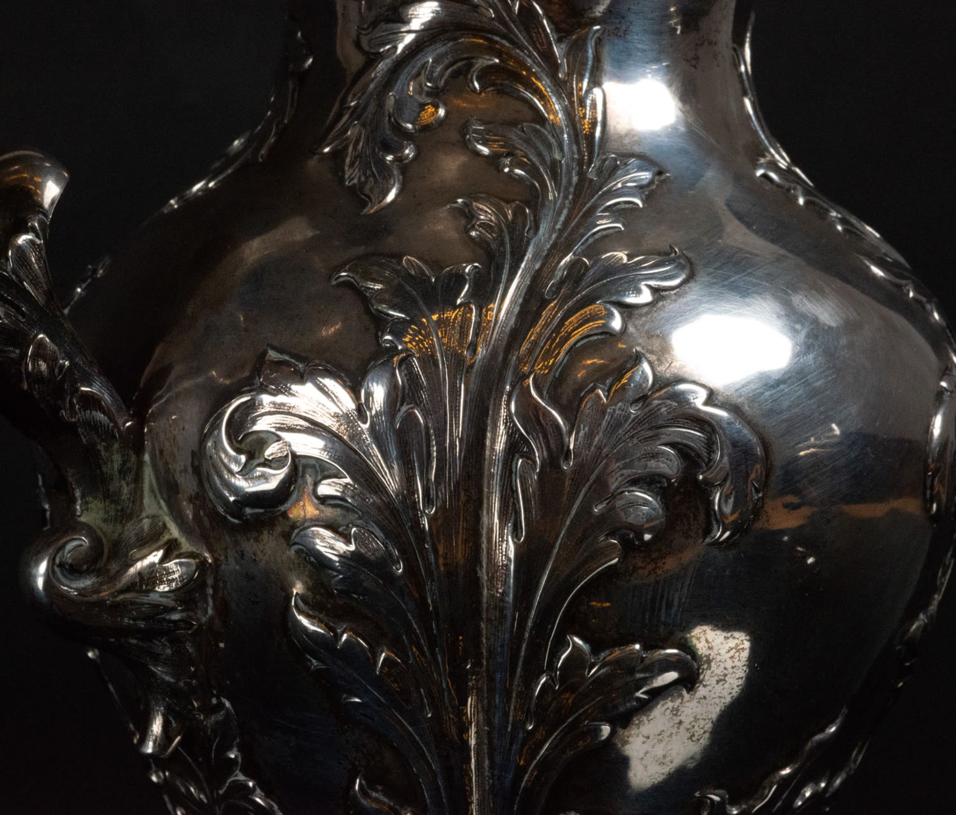 Wine Jug in Solid Portuguese Silver 925, 19th century - Image 5 of 7