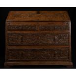 Exceptional Plateresque Desk Cabinet, Spanish Renaissance school of the 16th century