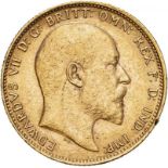 1904 Gold Sovereign Very fine, edge knock (AGW=0.2355 oz.)