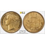 1851 Gold Sovereign PCGS AU55 #44080522 (AGW=0.2355 oz.)