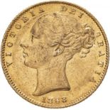 1868 Gold Sovereign Good very fine (AGW=0.2355 oz.)
