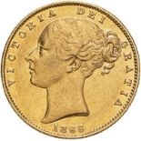 1866 Gold Sovereign Good very fine (AGW=0.2355 oz.)